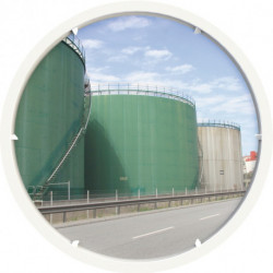 Miroir de circulation D.600 mm plastique blanc 15 m DANCOP