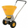 Chariot d'épandage 35 l plastique jaune Pneus gonfl. avec réglage du débit 1-4 m CEMO