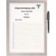 Cadre magnétique DIN A4 argent autocollant panneau avant ouvert 1 pièce/sachet