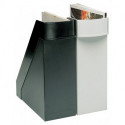 Porte-revues DIN A4 H290xl.100xP270 mm plastique noir HELIT (Par 4)