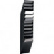 Porte-prospectus H1115xl240xP135 mm nombre de casiers 12 A4 portrait polystyrène noir DURABLE