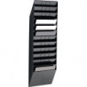Porte-prospectus H1045xl348xP95 mm nombre de casiers 12 A4 paysage polystyrène n
