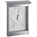 Station météorologique H215xl145xP70 mm argent/blanc aluminium/plastique pour int./ext.