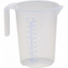 Pichet doseur 2000 ml polypropylène transparent D151xH206 mm poignée ouverte HÜN