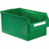 Boîte de rangement à ouverture frontale L500xl300xH250 mm PE vert KAPPES
