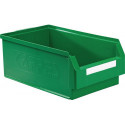 Boîte de rangement à ouverture frontale L500xl300xH200 mm PE vert KAPPES