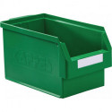 Boîte de rangement à ouverture frontale L350xl200xH200 mm PE vert KAPPES