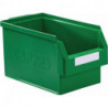 Boîte de rangement à ouverture frontale L350xl200xH200 mm PE vert KAPPES