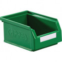 Boîte de rangement à ouverture frontale L160xl105xH75 mm PE vert KAPPES