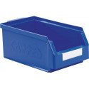 Boîte de rangement à ouverture frontale L350xl200xH150 mm PE bleu KAPPES