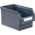 Boîte de rangement à ouverture frontale L350xl200xH200 mm PE gris KAPPES