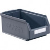 Boîte de rangement à ouverture frontale L350xl200xH150 mm PE gris KAPPES
