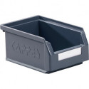 Boîte de rangement à ouverture frontale L160xl105xH75 mm PE gris KAPPES
