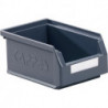 Boîte de rangement à ouverture frontale L160xl105xH75 mm PE gris KAPPES