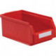 Boîte de rangement à ouverture frontale L350xl200xH150 mm PE rouge KAPPES