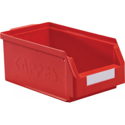Boîte de rangement à ouverture frontale L350xl200xH150 mm PE rouge KAPPES