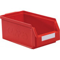 Boîte de rangement à ouverture frontale L350xl200xH150 mm PE rouge KAPPES