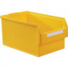 Boîte de rangement à ouverture frontale L500xl300xH250 mm PE jaune KAPPES