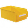 Boîte de rangement à ouverture frontale L500xl300xH200 mm PE jaune KAPPES