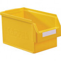 Boîte de rangement à ouverture frontale L350xl200xH200 mm PE jaune KAPPES