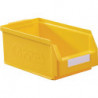 Boîte de rangement à ouverture frontale L350xl200xH150 mm PE jaune KAPPES