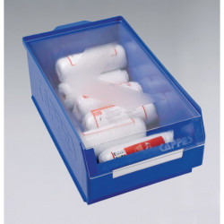 Couvercle à poser L230xl140 mm transparent polystyrène pour taille de bac 6