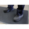 Revêtement de sol du poste de travail tapis fini L1200xl.900xép.15 mm noir polyu