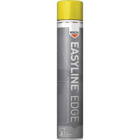 Couleur de marquage des lignes Easyline® Edge 750 ml jaune bombe aérosol ROCOL (Par 6)