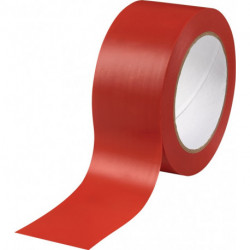 Ruban de marquage de sol Easy Tape PVC rouge longueur 33 m largeur 50 mm rouleau