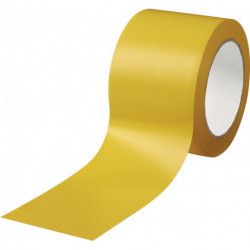 Ruban de marquage de sol Easy Tape PVC jaune longueur 33 m largeur 75 mm rouleau