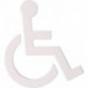 Symbole sans Obstacle 801.91.030 PA Farb-Nr.90 B.135mm H.150mm S.3mm HEWI