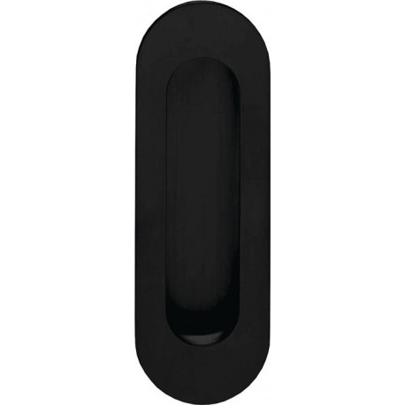 Poignée encastrée 4476 VA noir ov.bl.L.120mm B.40mm INTERSTEEL