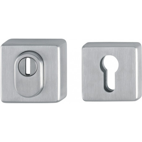 Paire rosace porte E52ZNSB-ZA/52S VA F69 quad.m.ZA S.15mm HOPPE