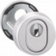 Paire rosace porte 7156 Alu.F1 rd.m.ZA S.15mm EDI