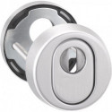 Paire rosace porte 7156 Alu.F1 rd.m.ZA S.15mm EDI