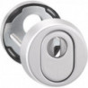 Paire rosace porte 7156 Alu.F1 rd.m.ZA S.15mm EDI