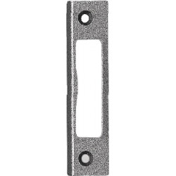 Gâche serrure .acier argenté B.20mm carré T.8mm DIN Gauche/Droite BKS