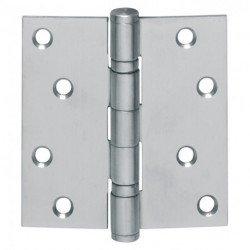 Charnière de porte inox 89x89mm DIN Gauche/Droite INTERSTEEL