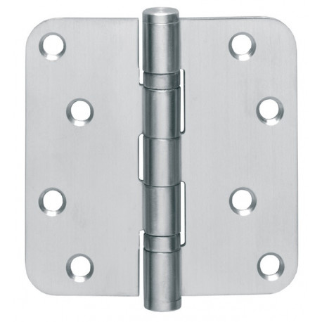Charnière de porte inox 76x76mm DIN Gauche/Droite INTERSTEEL