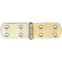Charnière H.35mm Lar. 120mm Epai.2,0mm acier galvanisé jaune.version Francaise HOHAGE (Par 20)