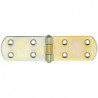 Charnière H.35mm Lar. 120mm Epai.2,0mm acier galvanisé jaune.version Francaise HOHAGE (Par 20)