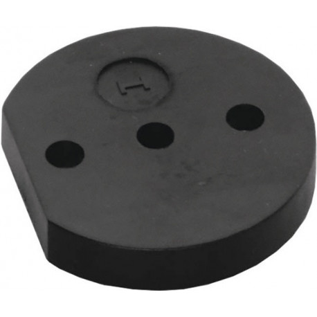Support nylon noir D.60 mm hauteur 10 mm pour Art.3000259313 INTERSTEEL