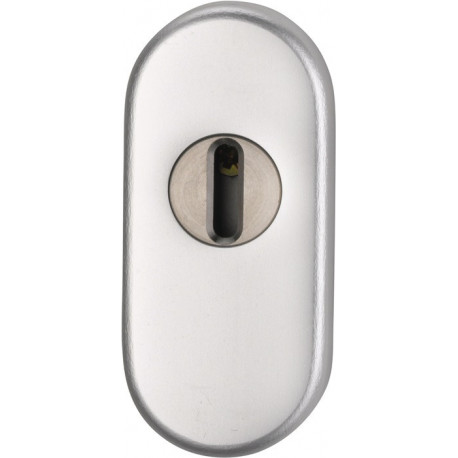 Rosette porte 0811 Inox EST ov.m.ZA S.14,5mm EDI