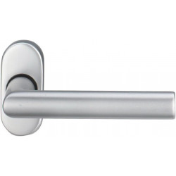 Poignée porte 1108/2033 Inox EST ov.8mm droit EDI
