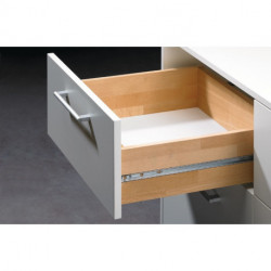 Glissières tiroirs KA 1730 acier galvanisé.L.200mm 10kg Longueur du tiroir 155-210mm HETTICH