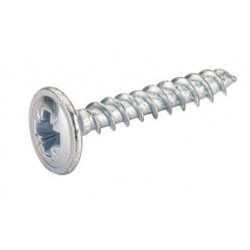 Vis de paroi arrière, acier galvanisé 3,0 mm 20 mm HETTICH (Par 500)