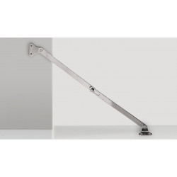 Ferme porte KH/250 Acier nickelé.L.250mm HETTICH (Par 10)
