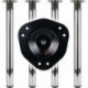 Set de pieds de table chrome poli 80mm H.870mm