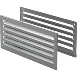 Grille aération 9070 L L.333mm B.157mm Alu. Coins droits