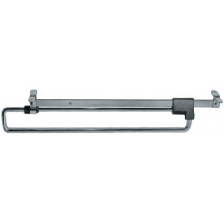 Porte-vestiaire, extensible en acier, nickelé HETTICH